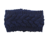 bandeau laine bleu cheveux bleu marine