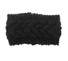 bandeau noir laine cheveux